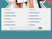 Tablet Screenshot of cellphones.co.uk